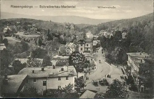 Schreiberhau Niederschlesien Riesengebirge Wilhelmstrasse /  /Jelenia Gora
