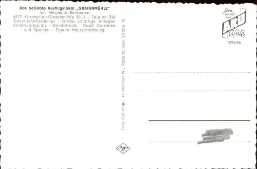 Kirchhellen Bottrop Ausfolugslokal Grafenmuehle / Bottrop /Bottrop Stadtkreis