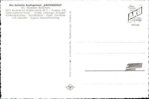 Kirchhellen Bottrop Ausflugsziel Grafenmuehle / Bottrop /Bottrop Stadtkreis