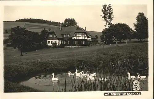 Waitzdorf Waitzdorfer Schaenke / Hohnstein /Saechsische Schweiz-Osterzgebirge LKR