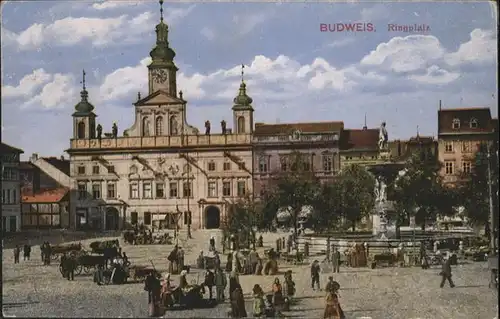 Budweis Suedboehmen Ringplatz  / Ceske Budejovice /