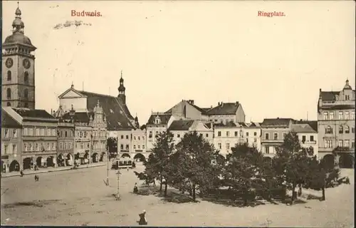 Budweis Suedboehmen Ringplatz  / Ceske Budejovice /