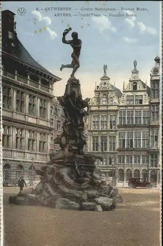 Antwerpen Anvers Grand Place Fontaine Brabo /  /