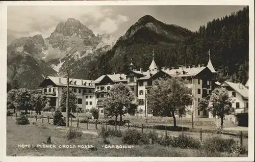 Carbonin Schluderbach Hotel Ploner Croda Rossa / Toblach Suedtirol /Suedtiroler Pustertal