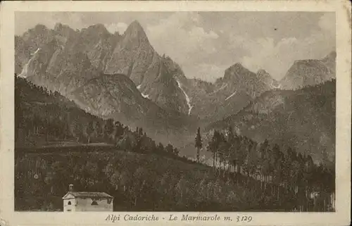Belluno Alpi Cadoriche Le Marmarole /  /