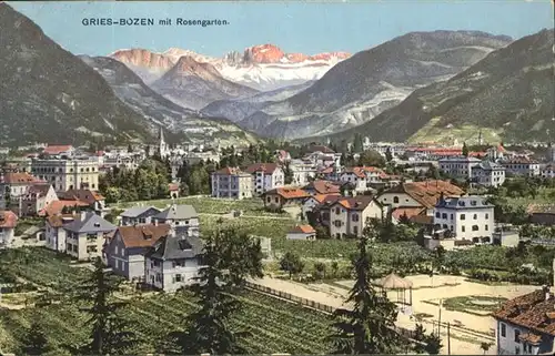 Gries Quirein Bozen Rosengarten / Bozen /Trentino Suedtirol