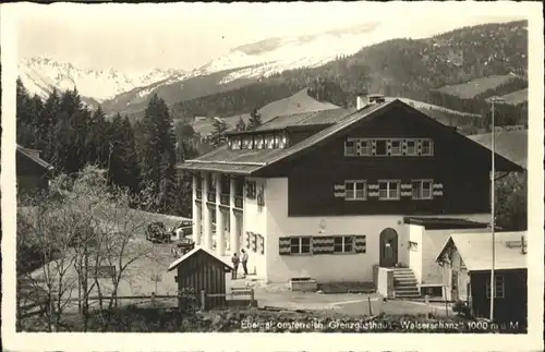 Walserschanz Kleinwalsertal Grenzgasthaus /  /