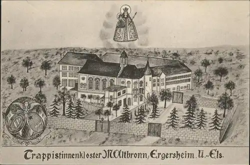Ergersheim Bas-Rhin Trappistinnenkloster M. Altbronn / Ergersheim /Arrond. de Molsheim