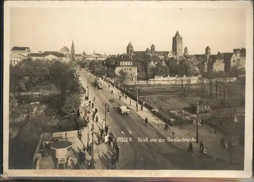 Posen Poznan Theaterbruecke / Poznan /