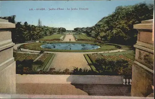 Alger Algerien Jardin Essai Jardin Francais /  /