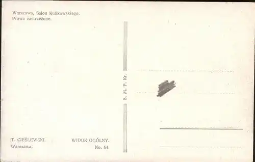 Warszawa Salon Kulikowskiego Kuenstler T Cieslewskl / Polen /