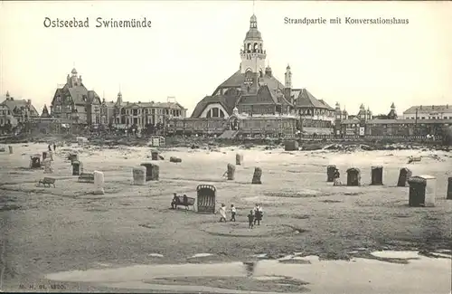 Swinemuende Strand  Konversationshaus / Swinoujscie /