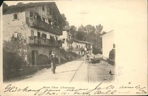 Hendaye Pyrenees Atlantiques Hotel d`Angleterre
Route d`` Irun á Fontarabie / Hendaye /Arrond. de Bayonne