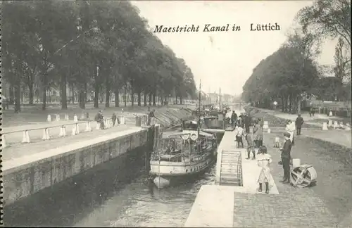 Luettich Maestricht Kanal Schiff  /  /