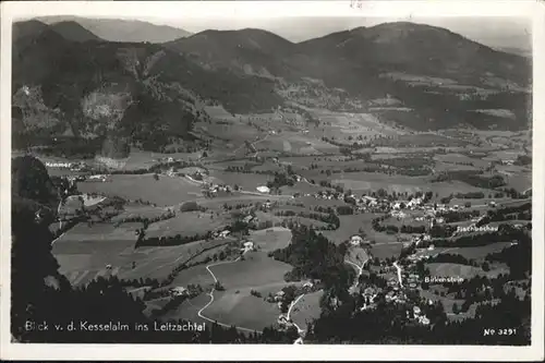 Fischbachau Blick von der Kesselalm Leitzchtal / Fischbachau /Miesbach LKR