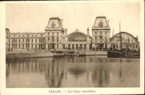 Ostende Flandre Gare Maritime Schiff  /  /