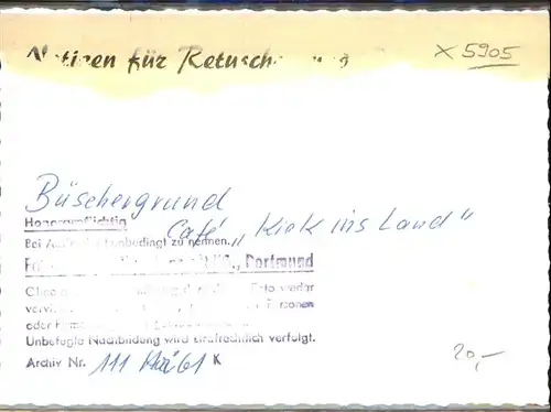 Bueschergrund Freudenberg Cafe Kiek ins Land / Freudenberg /Siegen-Wittgenstein LKR