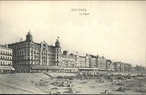 Ostende Flandre La Digue /  /