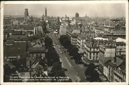 Antwerpen Anvers Panorama Keyserlei Leysstraat /  /