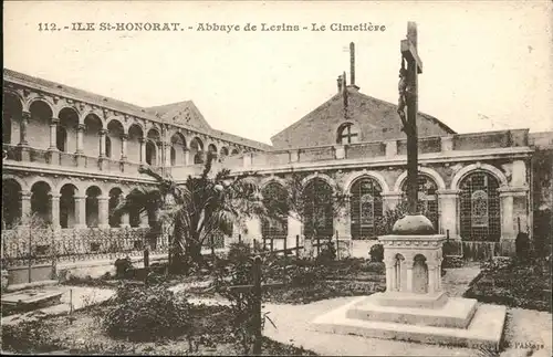 Ile Saint-Honorat Alpes Maritimes Abbaye Lerins  / Cannes /Arrond. de Grasse