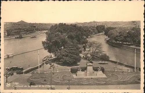 Liege Luettich Confluent Meuse Ourthe / Luettich /Provinde Liege Luettich