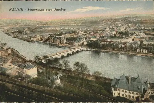 Namur Wallonie Panorama vers Jambes /  /