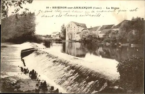 Brienon-sur-Armancon Bourgogne La Digue / Brienon-sur-Armancon /Arrond. d Auxerre
