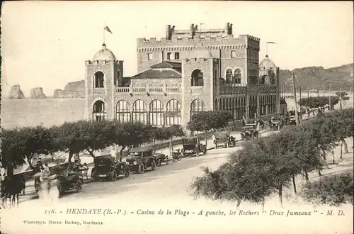 Hendaye Pyrenees Atlantiques Casino Plage Deux Jumeaux / Hendaye /Arrond. de Bayonne