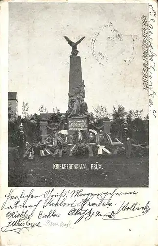 Bruex Most Sudetengau Kriegerdenkmal / Most /