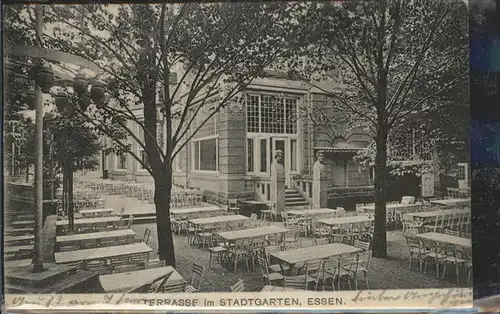 Essen Ruhr Terrasse Stadtgarten / Essen /Essen Stadtkreis