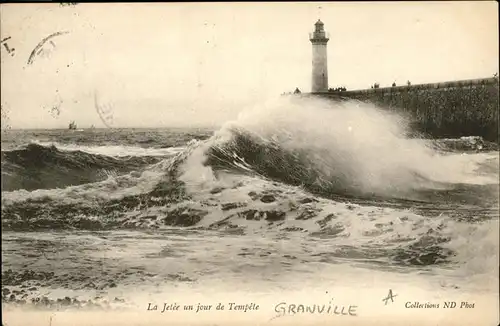 Granville Manche  la Jetee  / Granville /Arrond. d Avranches