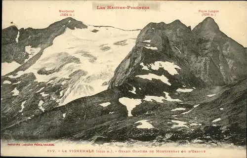 Cauterets Grand Glacier de Montferrat / Cauterets /Arrond. d Argeles-Gazost