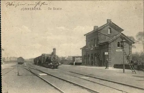 Zonnebeke West-Vlaanderen Bahnhof