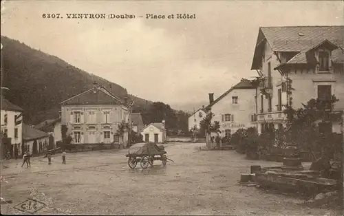 Ventron Vosges Place et Hotel / Ventron /Arrond. d Epinal