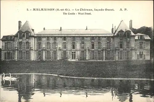 Malmaison Schloss Castle West Front /  /
