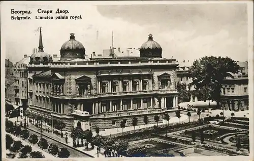 Belgrad Serbien Palais Royal / Serbien /