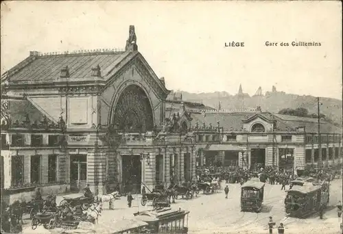aw02109 Liege Luettich Gare des Guilletmins Kategorie. Luettich Alte Ansichtskarten