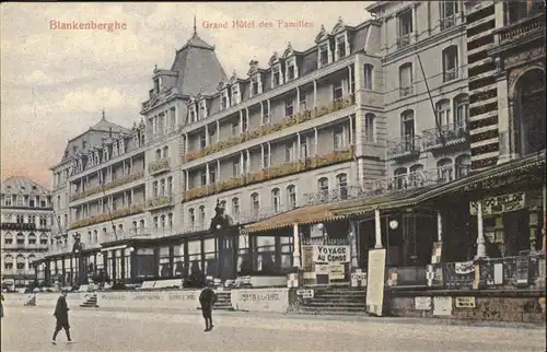 aw02196 Blankenberghe Grand Hotel des Familles
 Kategorie.  Alte Ansichtskarten