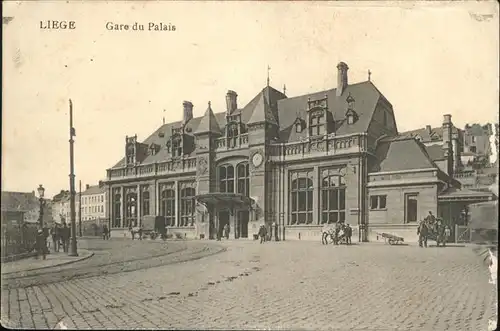 aw02219 Liege Luettich Gare du Palais Kategorie. Luettich Alte Ansichtskarten