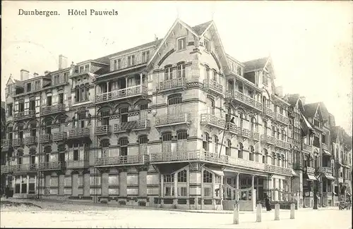 aw02278 Duinbergen Hotel Pauwels Kategorie.  Alte Ansichtskarten