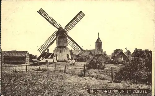 Knocke Le Moulin et L Eglise