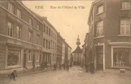 aw06562 Vise Rue de l`Hotel de Ville Kategorie.  Alte Ansichtskarten