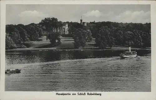 Babelsberg Havelpartie Schloss Babelsberg / Potsdam /Potsdam Stadtkreis