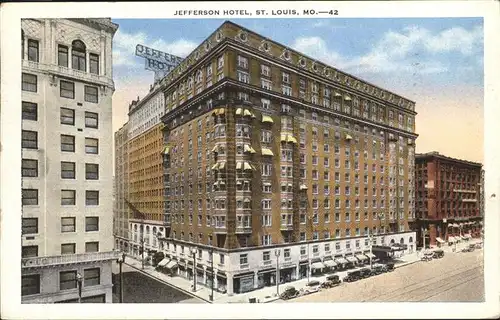 St Louis Missouri Jefferson Hotel /  /