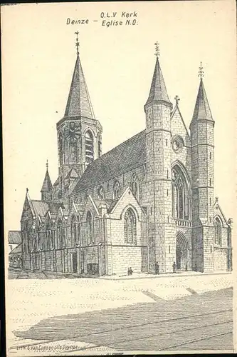 Deinze Oost-Vlaanderen O. L. V. Kerk Eglise N. D. Kirche