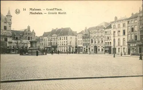 Mechelen Malines Garnd Place, Markt Platz /  /