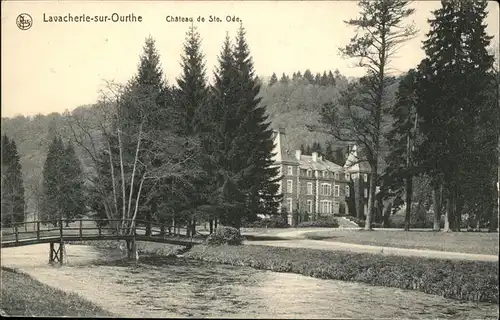 Lavacherie Liege Chateau de Ste. Ode Feldpost