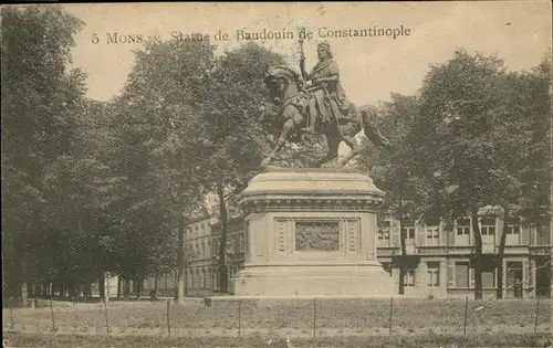 Mons Statue de Baudouin de Constantinople Kat. 