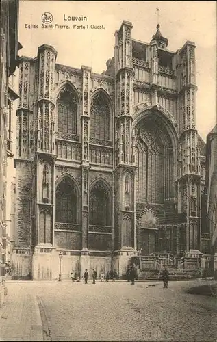 Louvain Loewen Flandre Eglise Saint Pierre, Portail Quest /  /Loewen