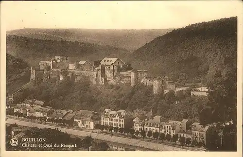 Bouillon Liege Wallonie Chateau et Quai du Rempart /  /